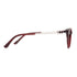 Sirts Transparent White Cateye Sleek Metal Side HD Acectate Full Rim - Lens Caravan
